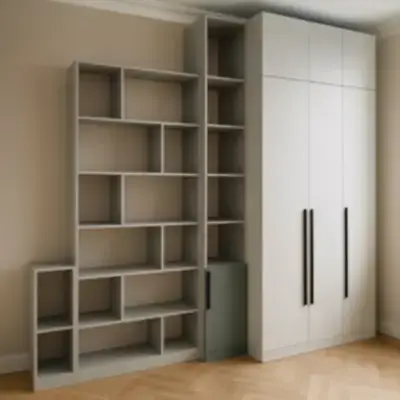 Шкаф с открытыми полками