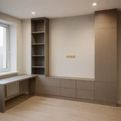 Корпусная мебель с рабочей зоной