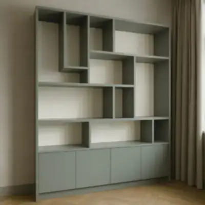 Стеллаж с тумбой