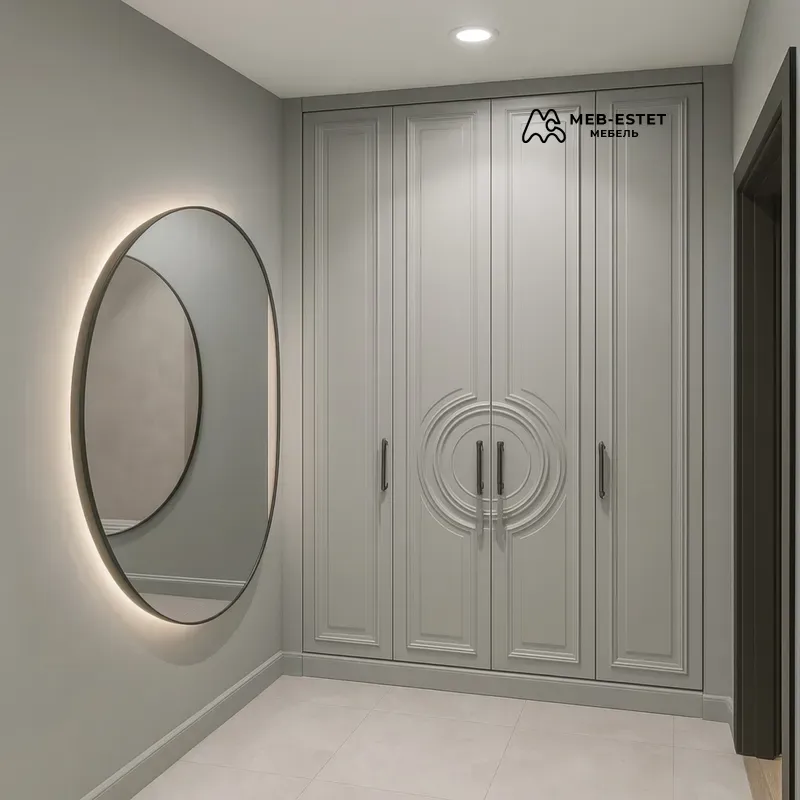 Встроенный шкаф прихожая премиум