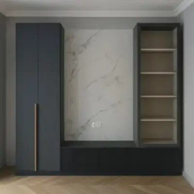 Модульная стенка с шкафом