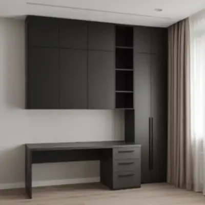 Кабинетная стенка с гардеробом