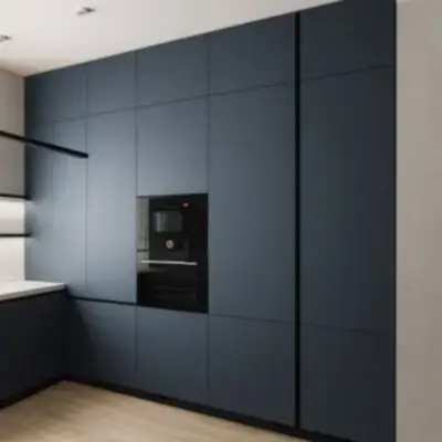 Кухонная стенка с техникой