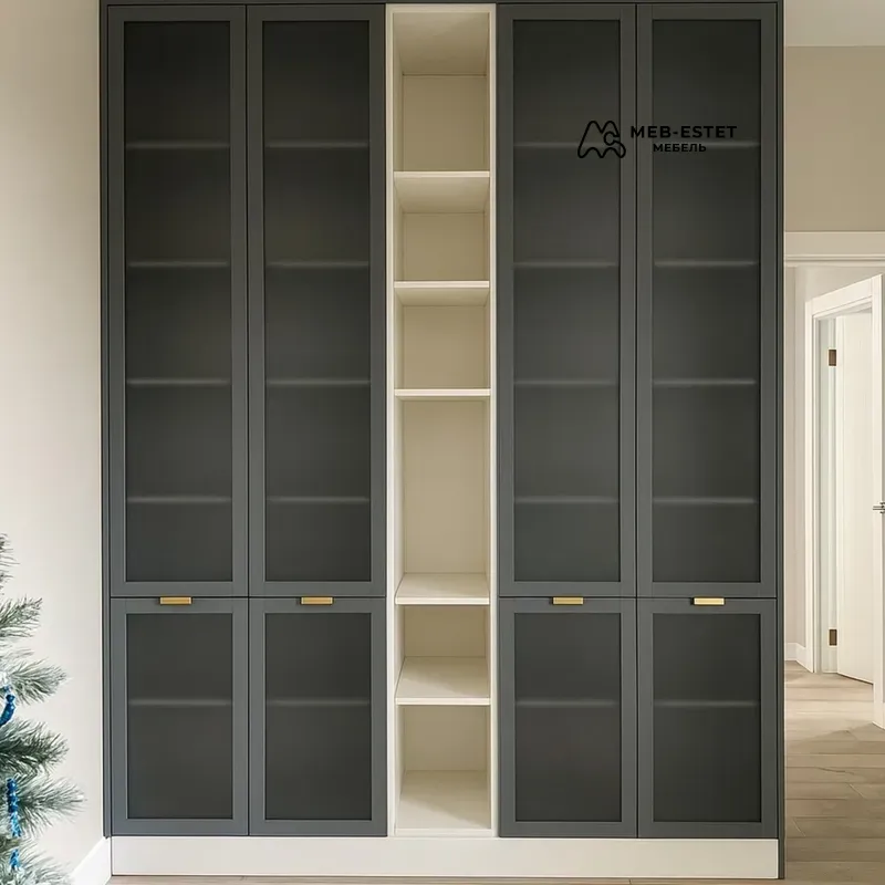 Стеллаж с витринами