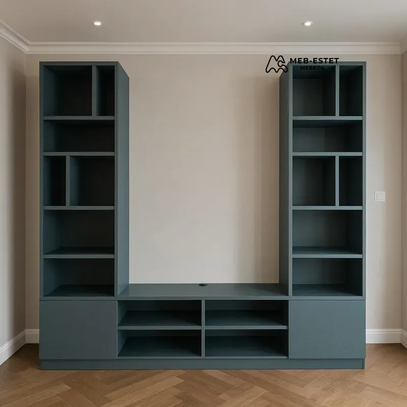 Стенка под ТВ с полками