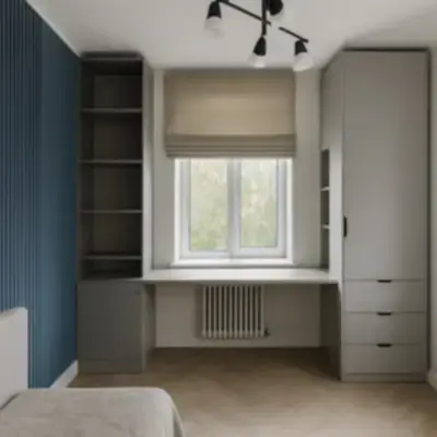 Встроенная рабочая зона у окна