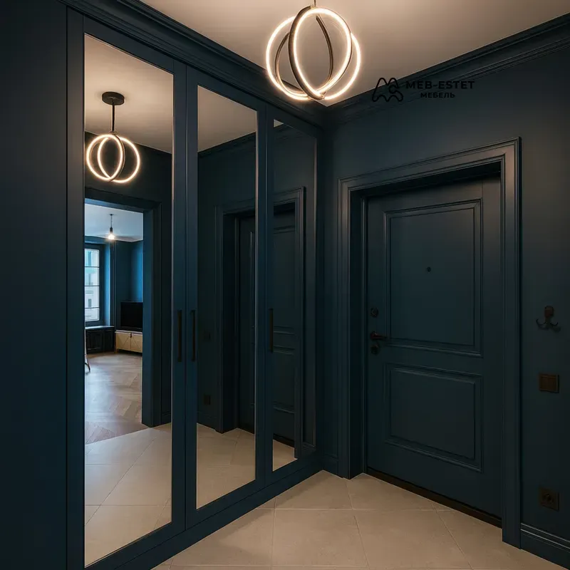 Шкаф прихожая с зеркалом