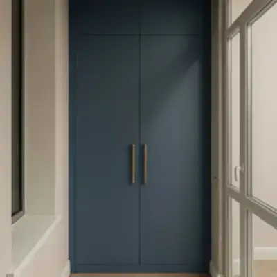 Встроенный шкаф на балконе