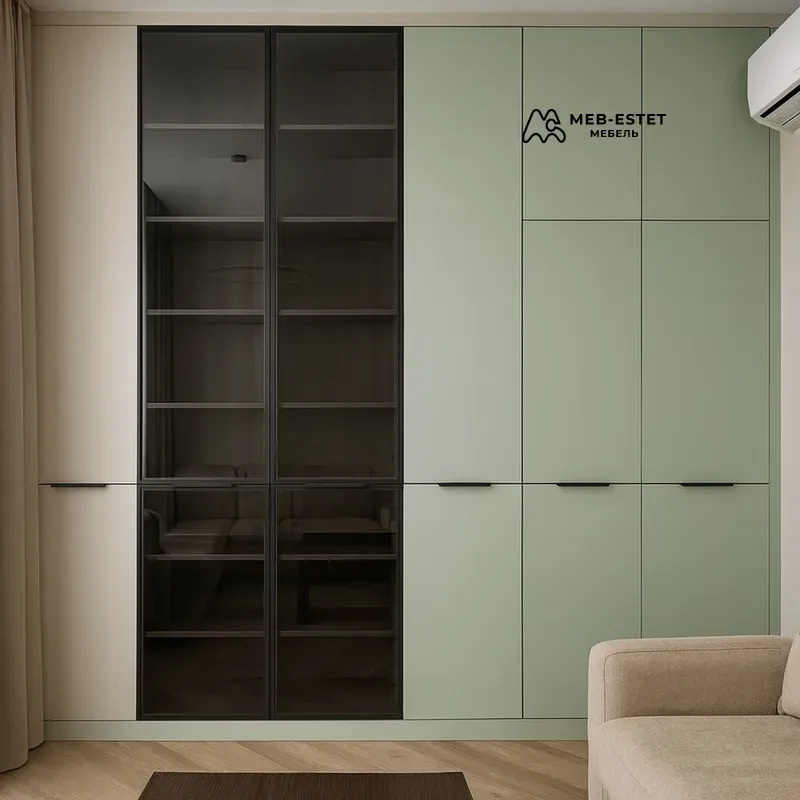 Модульная стенная система зеленая